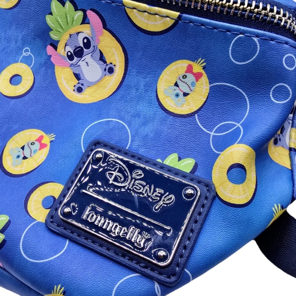 Loungefly x Disney Lilo And Stitch Pineapple Floaty Stitch Fanny Pack (HARDTAG) - Picture 5 of 15